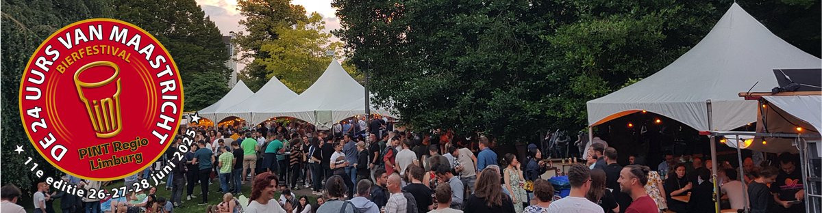 Check Hier de vette Line-up op vrijdag 27 en zaterdag 28 juni 2025 van ons bierfestival: de 24uurs van Maastricht 2025.

Het is echt teveel om op te noemen dus check onze website voor de gehele Line-up: pint-limburg.nl/debrouwerijen/

Tot de 24uurs!!!