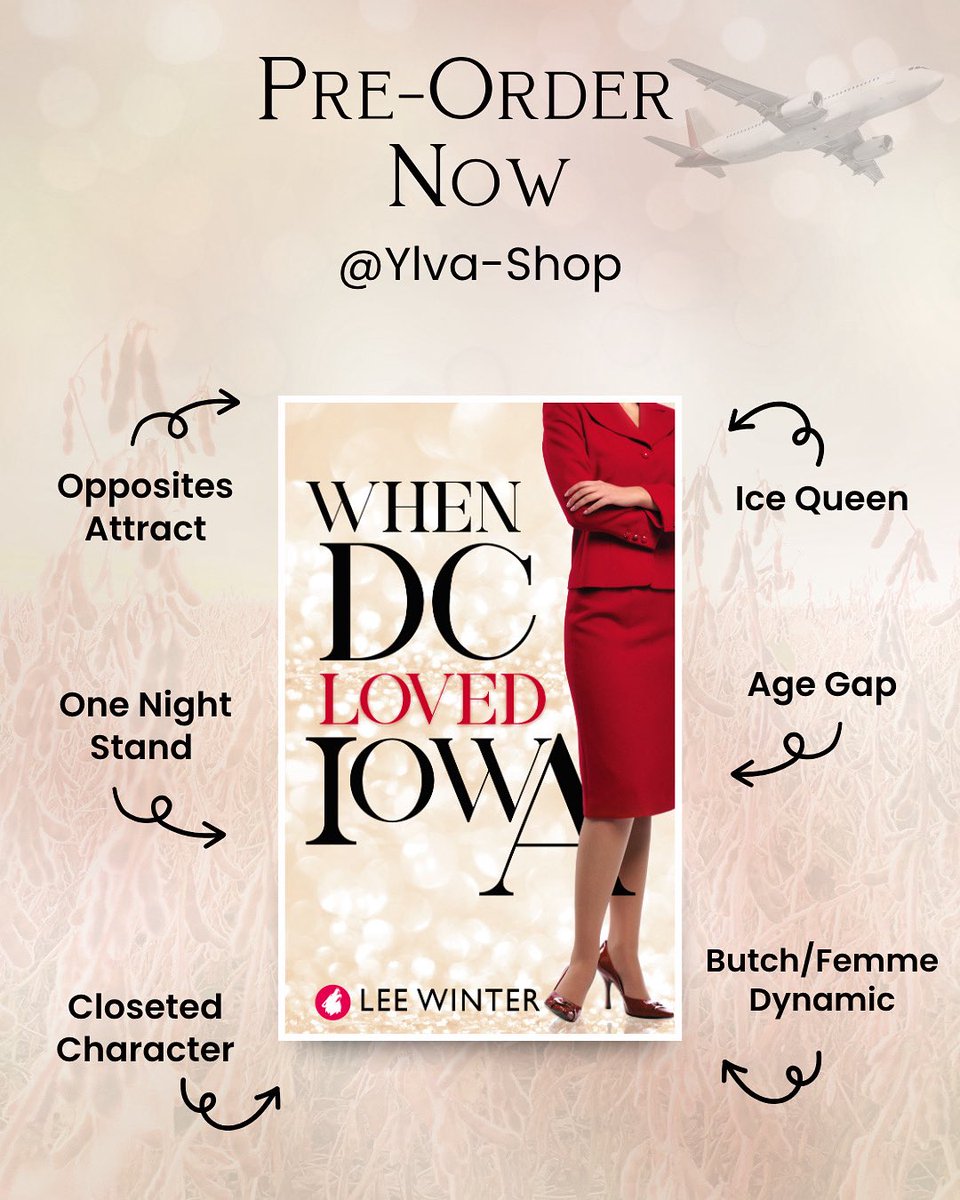 💘 PRE-ORDER NOW 💘

From <a href="/LeeWinterOz/">🧊 Lee Winter - @leewinteroz</a> comes "When DC Loved Iowa," a low-angst, opposites-attract sapphic romance! ✈️

Ice queen journalist + cheeky butch mechanic + one unforgettable night = trouble.
💅🛠️👩‍❤️‍👩

Now available for pre-order on our website!