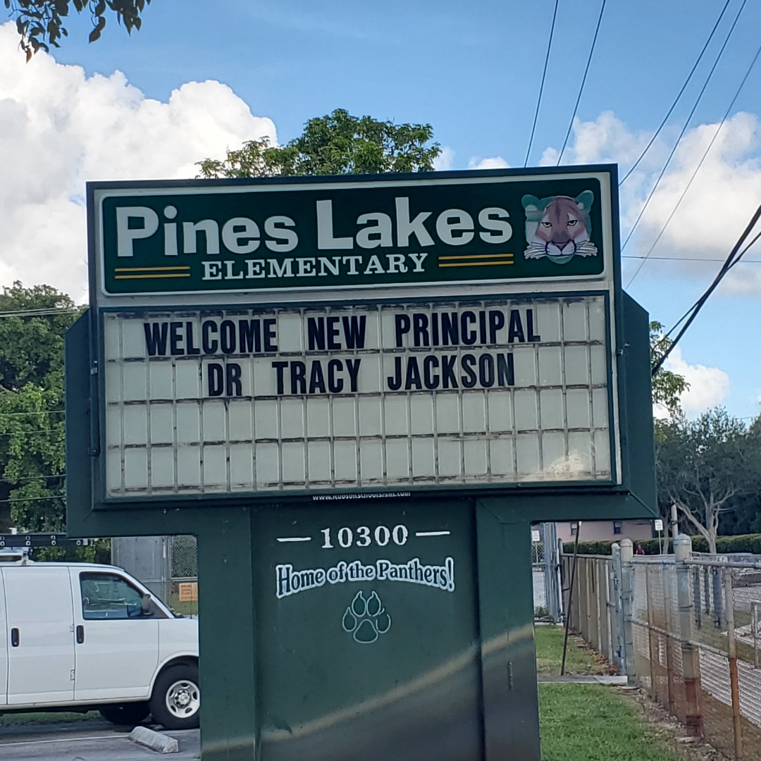 Pines Lakes Elementary School (@pineslakesel) on Twitter photo We are excited to welcome our new principal, Dr. Tracy Jackson! πΎ<a href="/PinesLakesPTA/">Pines Lakes Elementary PTA</a> <a href="/browardschools/">Broward Schools</a> #Pines #community #PinesLakes #ElemSchool #PublicSchool #BCPSProud We are excited to welcome our new principal, Dr. Tracy Jackson! πΎ<a href="/PinesLakesPTA/">Pines Lakes Elementary PTA</a> <a href="/browardschools/">Broward Schools</a> #Pines #community #PinesLakes #ElemSchool #PublicSchool #BCPSProud