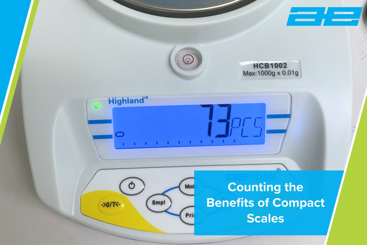 Parts counting with compact scales? No way! Adam's Highland Portable Balance isn't just a space saver - it's a multi-functional weighing machine! Find the HCB here: zurl.co/3mz11 #scales #balances #counting