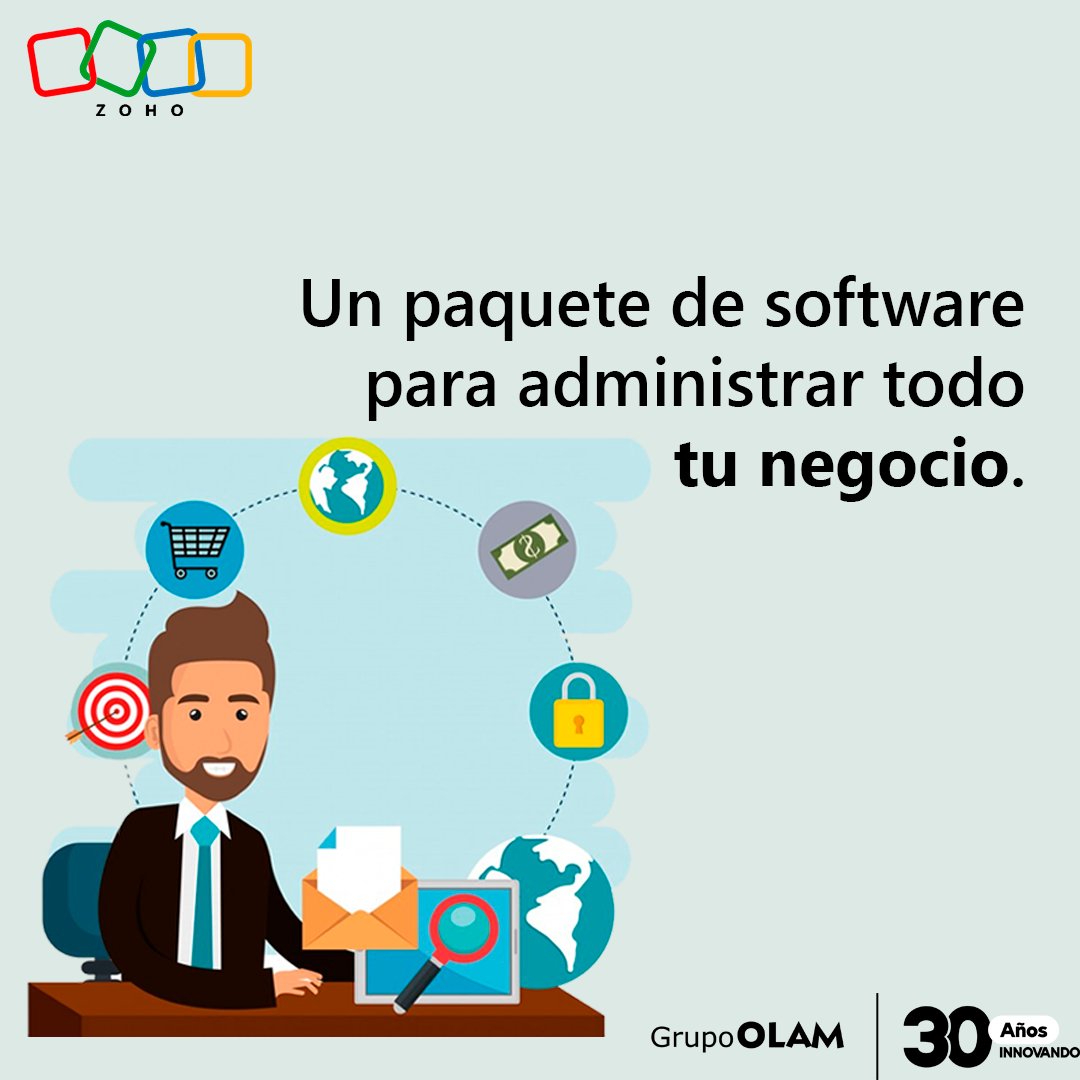 login_sa's tweet photo. Zoho One ofrece un paquete completo de más de 40 aplicaciones integradas para administrar cada aspecto de tu empresa: desde ventas y marketing hasta finanzas, recursos humanos y operaciones ¡Todo en un solo lugar!
 
¡Descubre cómo! 👉 https://t.co/YvkZ1KXhvH
 
#ZohoOne #Negocios https://t.co/T1dFre6ZOa
