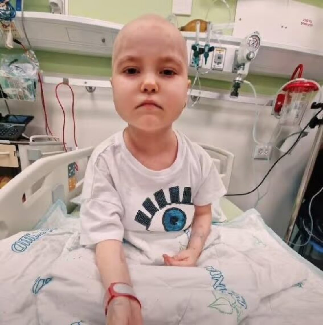 This was Nastia Borik. 

A seven-year-old Ukrainian refugee girl with leukemia, in Israel for treatment. 

The Iranian regime murdered her on Saturday with ballistic missiles. 

Her mother, grandmother, and two young cousins were also killed in the same attack.