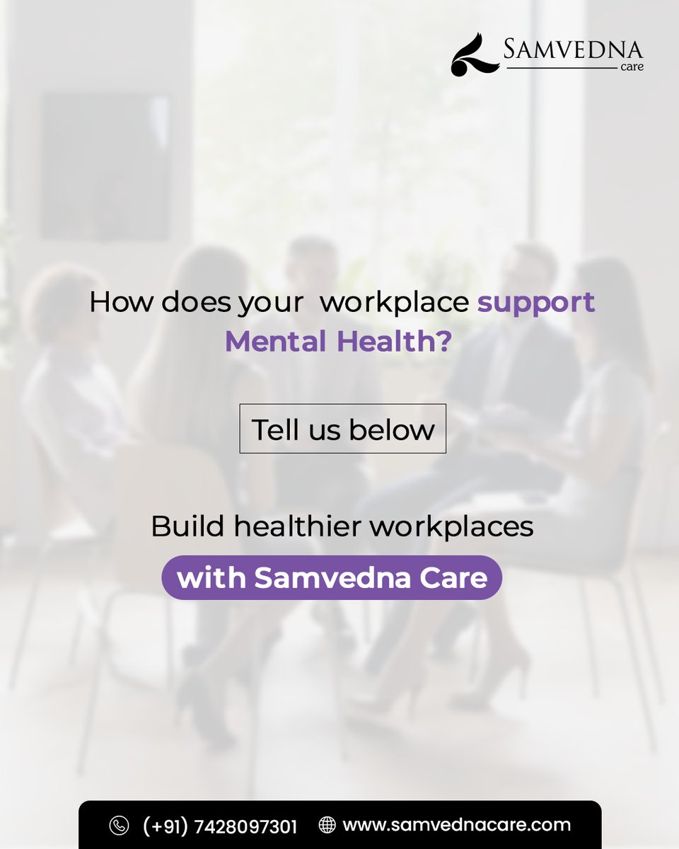 Samvedna Senior Care (@samvednaseniorc) on Twitter photo There’s more to work than deadlines & deliverables—there’s the unseen weight we carry in our minds. Toxic environments, unrealistic workloads and lack of support can quietly wear us down, affecting not just how we work, but how we feel. 
Join #SamvednaCare in building workplaces There’s more to work than deadlines & deliverables—there’s the unseen weight we carry in our minds. Toxic environments, unrealistic workloads and lack of support can quietly wear us down, affecting not just how we work, but how we feel. 
Join #SamvednaCare in building workplaces