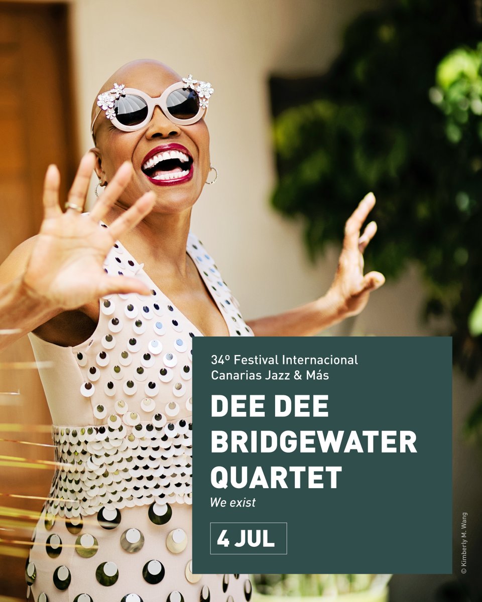 Auditorio de Tenerife (@auditoriotfe) on Twitter photo 🎤 Dee Dee Bridgewater, diva del jazz contemporáneo, llega el 4 de julio a nuestra Sala Sinfónica.
Con ‘We exist’ viajarás por la historia de la canción activista americana en el marco del 34º Festival <a href="/CanariasJazz/">CanariasJazz</a>.
🎟️ auditoriodetenerife.com/es/evento/dee-… 🎤 Dee Dee Bridgewater, diva del jazz contemporáneo, llega el 4 de julio a nuestra Sala Sinfónica.
Con ‘We exist’ viajarás por la historia de la canción activista americana en el marco del 34º Festival <a href="/CanariasJazz/">CanariasJazz</a>.
🎟️ auditoriodetenerife.com/es/evento/dee-…