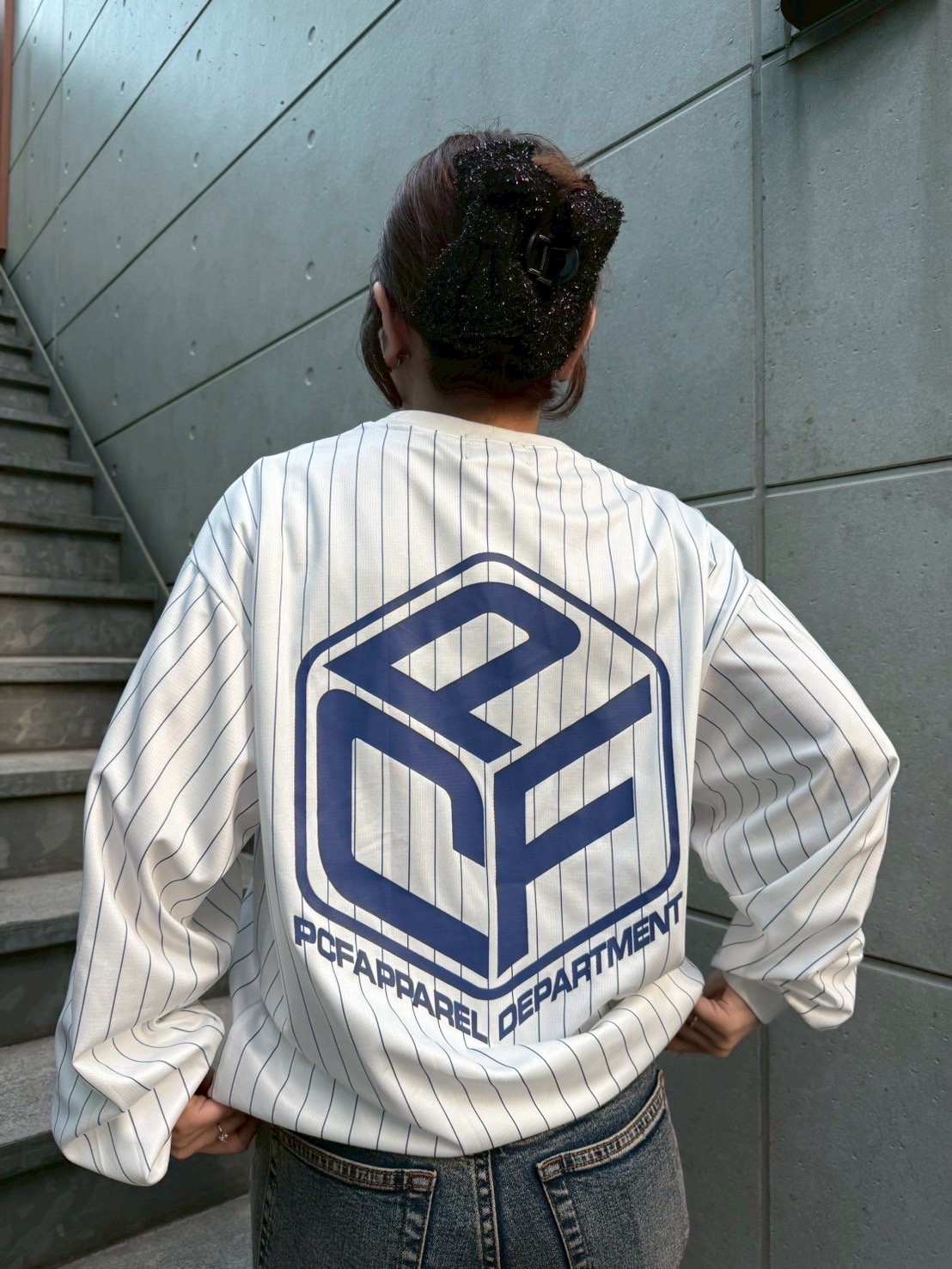 P.C.F APPAREL DEPARTMENT LSボーダーT P.C.F APPAREL DEPARTMENT LSボーダーT