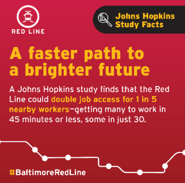 redlinemaryland's tweet image. The Hopkins study finds Red Line access could boost job access by 50% for up to 20% of local mid-to-low-income workers—cutting commutes to 30 mins. A game-changer for equity.
(Source: JHU Whiting School of Engineering)
#RedLineBaltimore