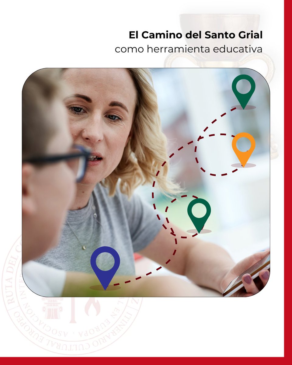 📚 Educación y cultura en una misma dirección. El Camino del Santo Grial conecta historia y valores europeos desde la escuela. #CaminoDelSantoGrial #Educación #ItinerarioCultural #Escuela #Europa #ODS