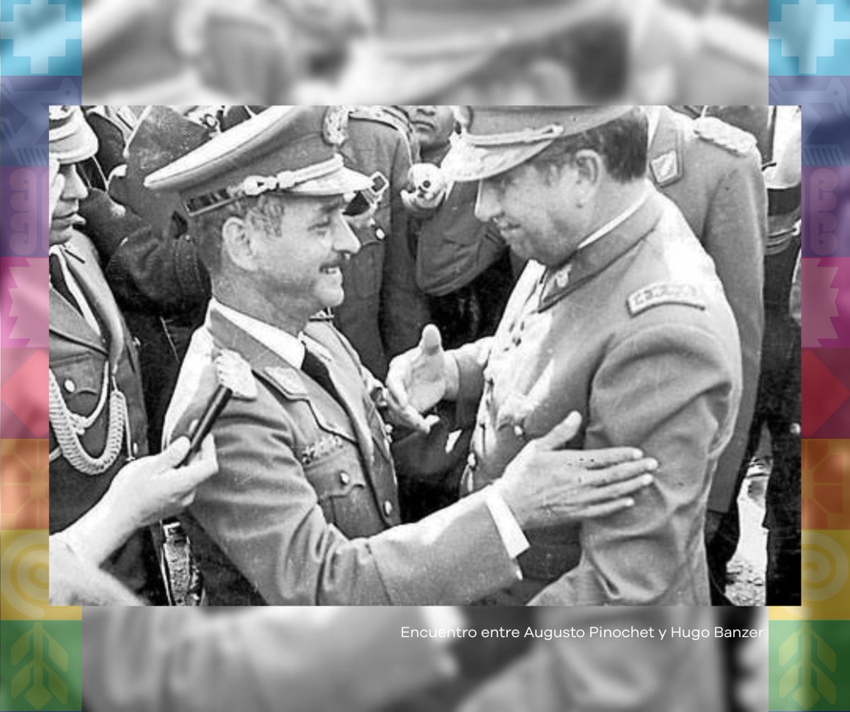 EL “ABRAZO DE CHARAÑA”
Una “cortina de humo” para 2 regímenes militares
facebook.com/share/p/1Ms7BG…
#200dias #Bolivia #Bicentenario #200añosdelibertad #200AñosDeHistoria