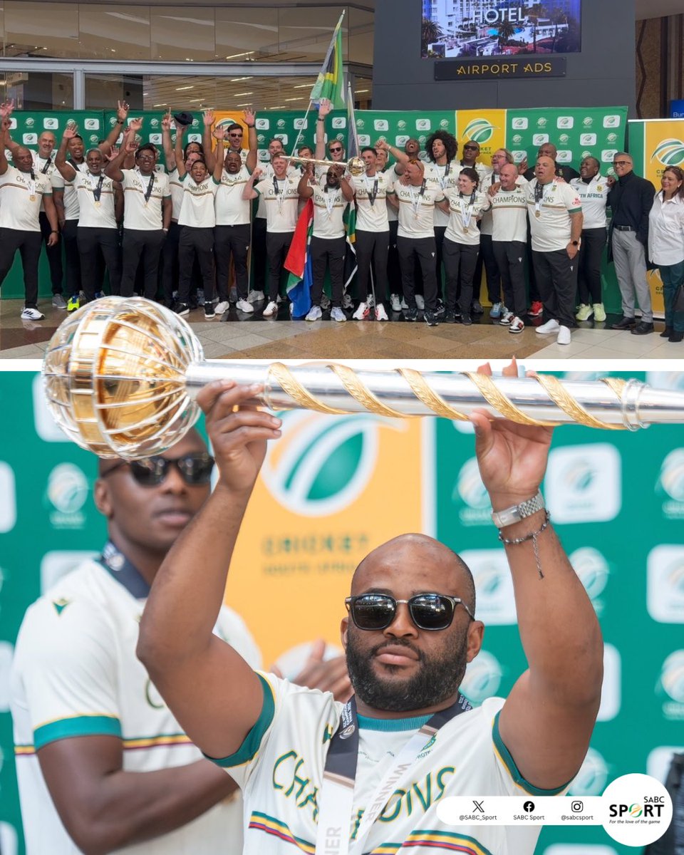 🛬 ℙℝ𝕆𝕋𝔼𝔸𝕊 𝔸ℝℝ𝕀𝕍𝔸𝕃 🛬

Hang it in the Louvré 🖼️ 🏆🇿🇦

#SABCSportCricket
