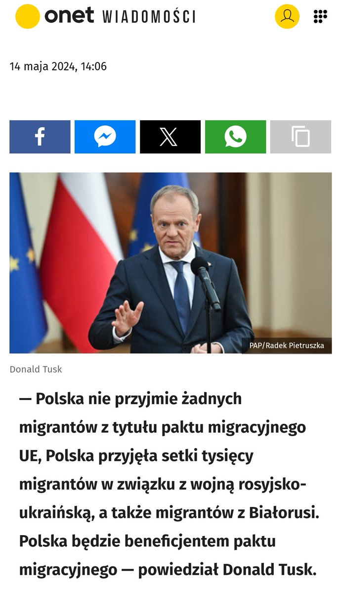Polska tak bardzo nie przyjmuje żadnych migrantów, że Straż Graniczna Donalda Tuska umieszcza ich po kryjomu w polskich sierocińcach. 
Że też temu człowiekowi jeszcze ktokolwiek wierzy.