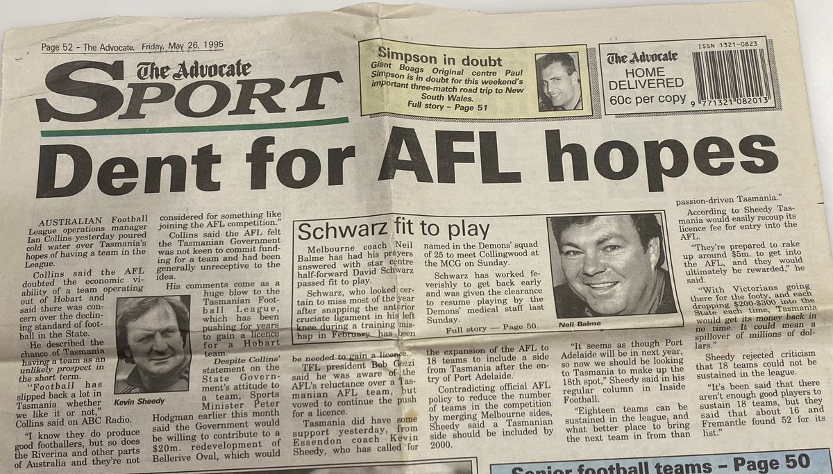 For 30 plus years we have been rejected by the VFL/AFL. Then we get a chance. What do we do? Do our best to undo all the work. Staggering to be honest.