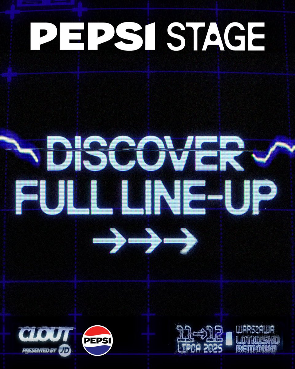 DISCOVER ALL PEPSI STAGE ARTISTS 💎

Pepsi Stage to scena, na której będziecie mogli odkrywać artystów z czołówki rapowego undergroundu:

🔹Nettspend
🔹Osamason
🔹Sosmula
🔹Che
🔹Fimiguerrero
🔹Lazer Dim 700
🔹YT
🔹EsDeeKid
🔹Dom Corleo
🔹Punching Bag

CU AT CLOUT! ❤️‍🔥