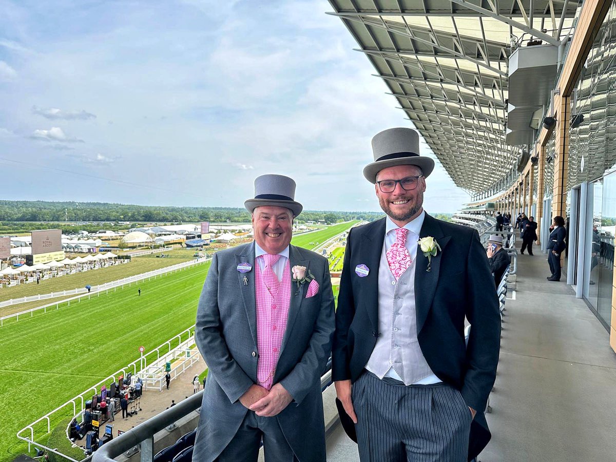 Doing it properly with the old boy 🐎 

#RoyalAscot2025