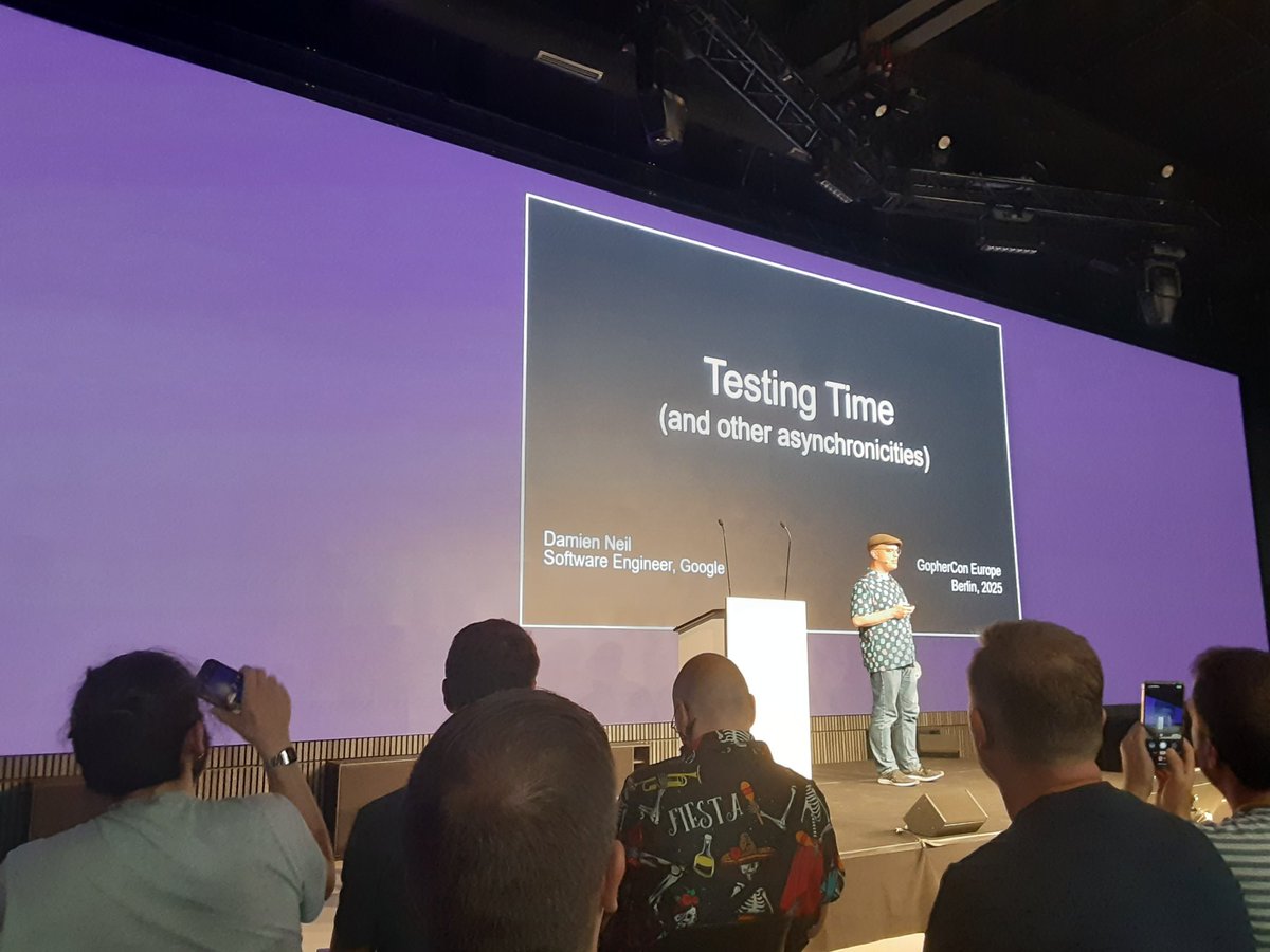 Looked forward to this one
#gophercon #golang