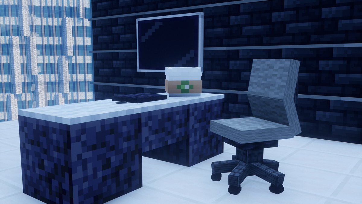 mm03_minato's tweet image. オフィスチェア作りました
モデルはオカムラのシルフィーとハーマンミラーのアーロンチェアです
 #minecraft