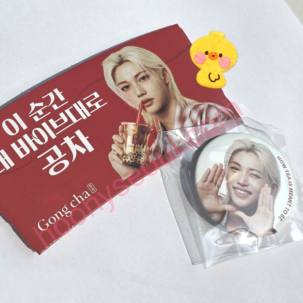 📢✨🐥Stray Kids フィリックス × ゴンチャ🐥✨ 💛スペシャルコラボ