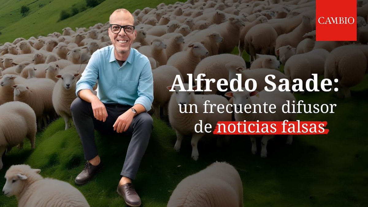 En septiembre de 2024, CAMBIO publicó un recuento de la frecuente difusión de noticias falsas por parte de Alfredo Saade. Hoy, su hoja de vida está publicada el página de Aspirantes de la Presidencia y, si nada cambia, será el jefe de gabinete del presidente Gustavo Petro. ¿Usted