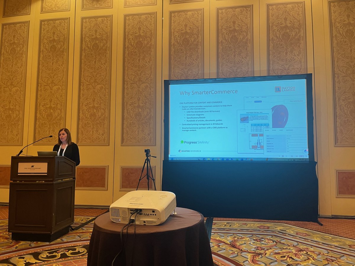 SmarterCommerce's tweet image. A special thank you to Barb Lipps, VP of IT and CIO of @DaytonLamina, for co-presenting with us at Blueprint 4D! It’s always a privilege to spotlight real customer stories that reflect the impact of secure, scalable commerce solutions.

#Blueprint4D #JDEdwards #Ecommerce