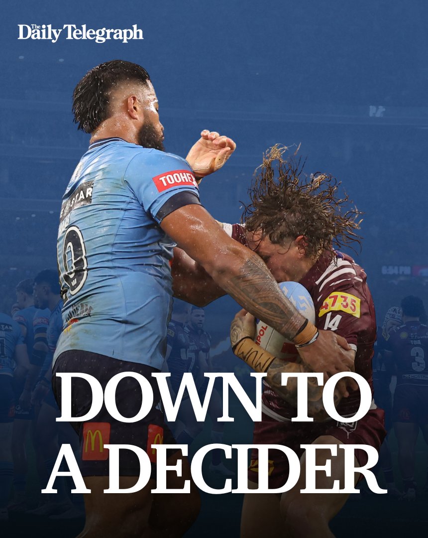 It was a nail-biting comeback for the #NSWBlues, but the #QLDMaroons have taken out Game 2 of the 2025 #StateofOrigin series, and that means we're headed to Sydney for the decider. 

ALL THE DETAILS: bit.ly/43PQBSX