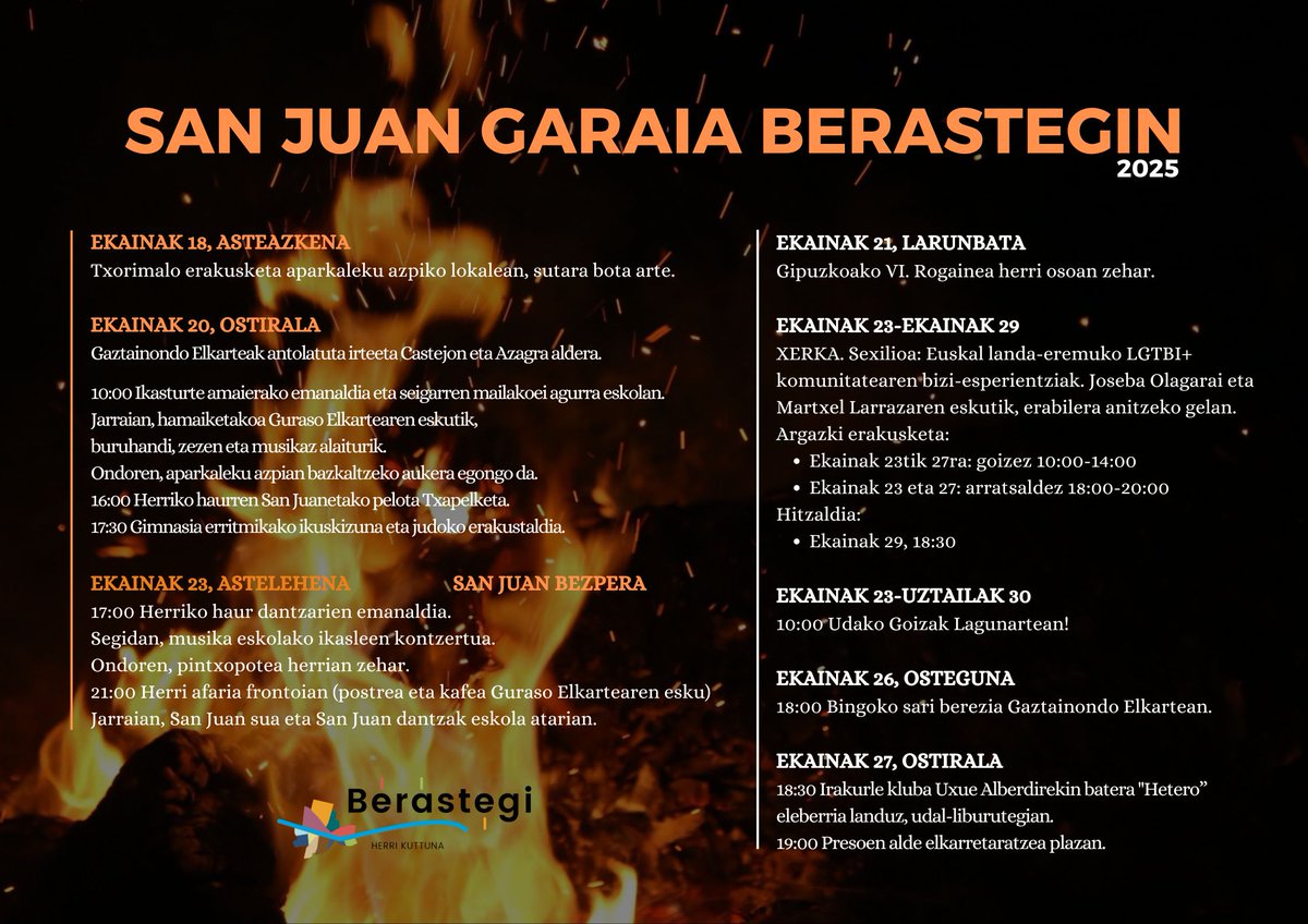 SAN JUAN GARAIA BERASTEGIN!