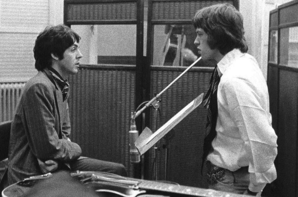 mickjaggerdaily's tweet photo. Happy Birthday Paul McCartney! ❤️ https://t.co/LlpFziVAPm