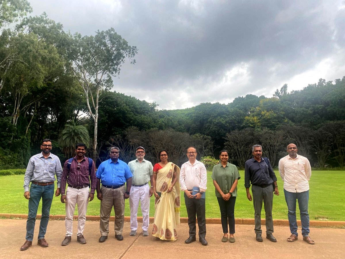 .<a href="/RRI_Bangalore/">Raman Research Institute</a> was delighted to host scientists from <a href="/iitmpune/">IITM Pune</a>, <a href="/GITAMUniversity/">GITAM Deemed University</a>, and <a href="/AMRITAedu/">Amrita Vishwa Vidyapeetham</a> for a discussion on shared research interests and potential avenues for collaboration.

<a href="/PMOIndia/">PMO India</a> <a href="/PrinSciAdvGoI/">Principal Scientific Adviser, Govt. of India</a> <a href="/IndiaDST/">DSTIndia</a> <a href="/DrJitendraSingh/">Dr Jitendra Singh</a> <a href="/karandi65/">Abhay Karandikar</a> <a href="/TarunSouradeep/">Tarun Souradeep</a>