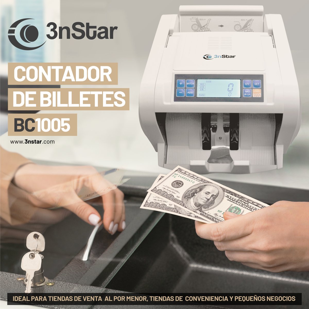 3nStar_Inc's tweet image. 🇺🇲 BC1005: Fast &amp;amp; Reliable Bill Counter
🇪🇸 BC1005: Contador de billetes confiable y veloz

👉 3nstar.com

#BC1005 #BillCounter #3nStar #CashAutomation #SmartCounting #RetailTools