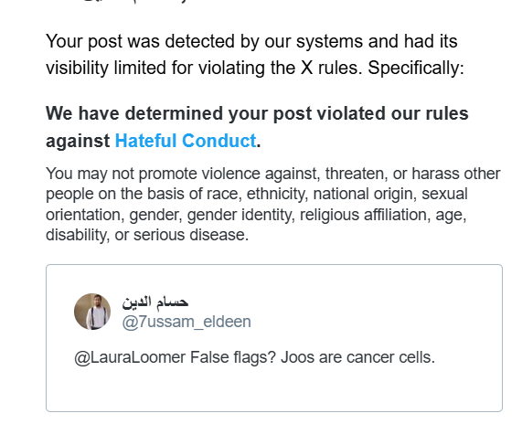 What is hate speech here? damm