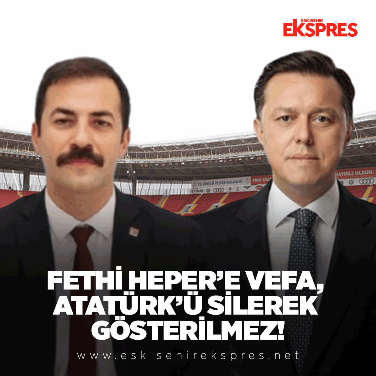 gazetemekspres's tweet photo. Fethi Heper’e vefa, Atatürk’ü silerek gösterilmez! https://t.co/HUfAilyyPu 
#fethiheper #eskişehirspor https://t.co/WaSdweaOFU