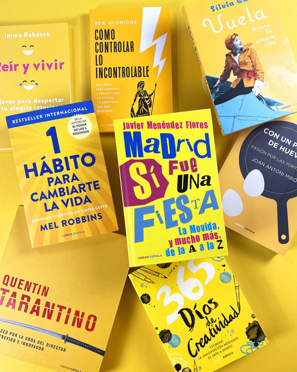 💛 Hoy es el Yellow Day, el día más feliz del año… y lo celebramos como más nos gusta: rodead@s de libros. El mejor plan para una jornada llena de felicidad. ¿Qué libro te ha hecho vivir momentos lectores llenos de felicidad?  💛

#YellowDay # #livingcúpula
