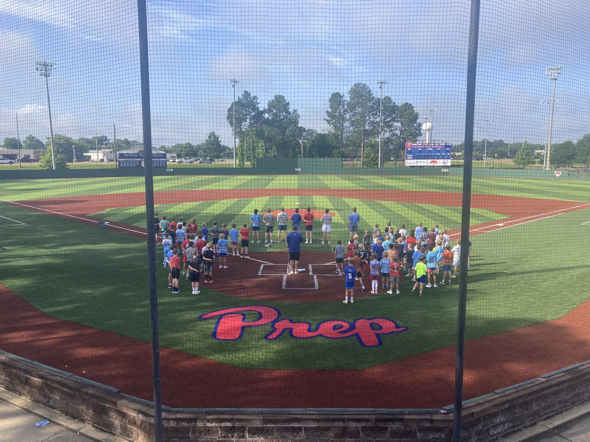 jprepbaseball's tweet image. Day 3: We always start camp with the National Anthem!