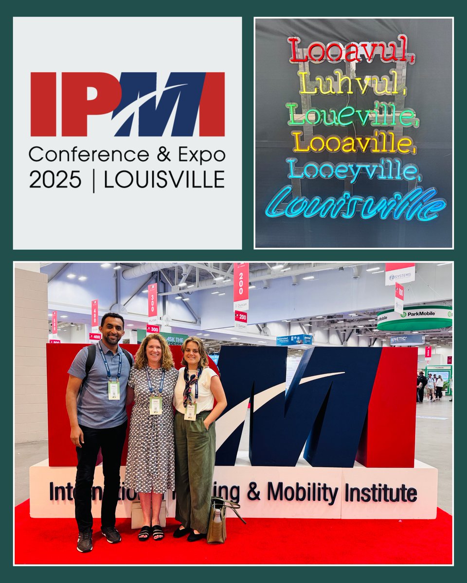 A few of us headed to the 2025 IPMI Parking &amp; Mobility Conference &amp; Expo in Louisville, KY last week! It was a great few days of learning, catching up with industry friends, and exploring the latest innovations on the expo floor. We’re back feeling inspired! #IPMI2025