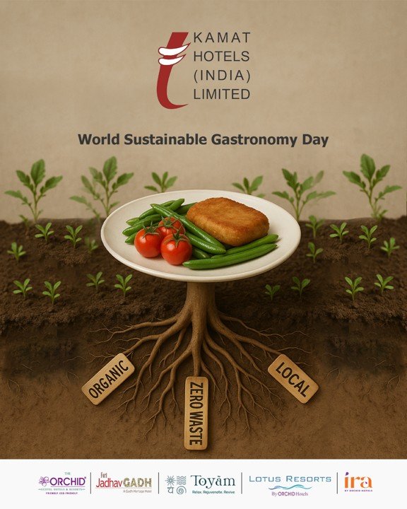 What we put on our plate matters — for us and the planet. 🌍

Rooted in organic farming, local sourcing &amp; zero waste, every meal is a mindful choice.

#WorldSustainableGastronomyDay#TheOrchidHotels #EcoFriendlyLuxury #SustainableHospitality
#OrchidExperience #LuxuryWithPurpose