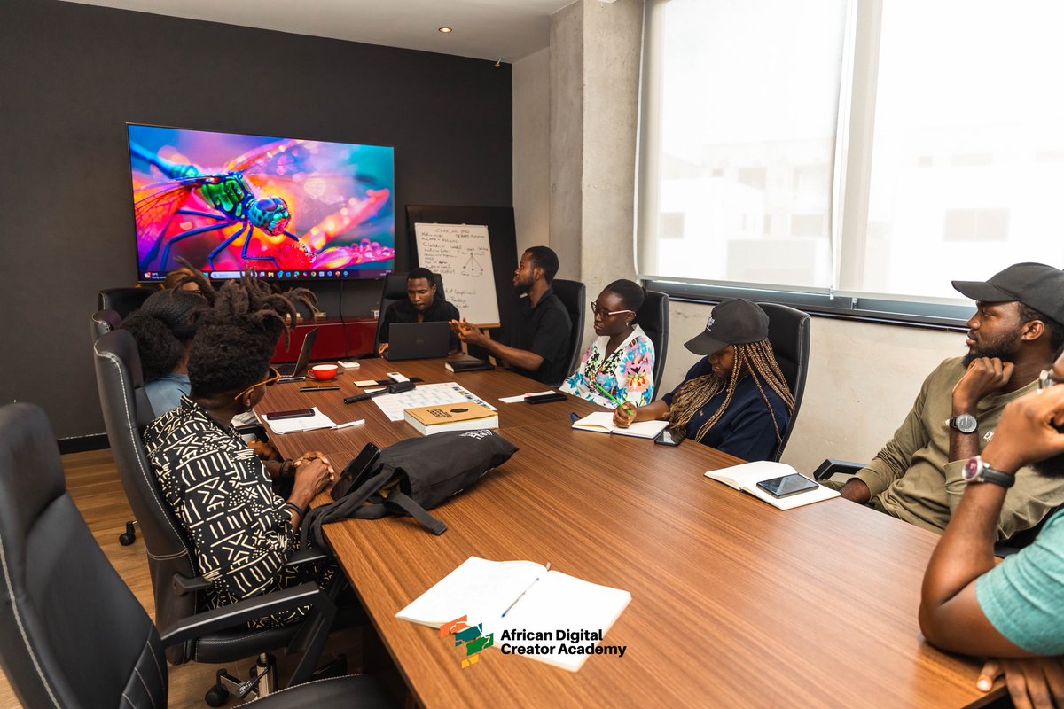 From the classroom to the boardroom! Our students at the African Digital Creator Academy had an amazing visit with Russel Eni at Insel Communications Agency. We appreciate you for hosting us.