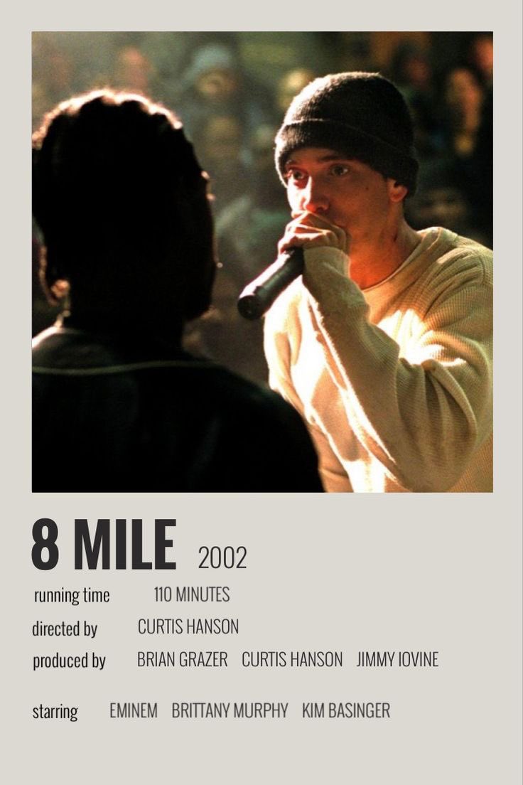 5. He won an Oscar for his work in “8 Mile”
Eminem not only acted in the 2002 film 8 Mile, based on his life, but also won an Oscar for the movie's theme song, “Lose Yourself.” It was the first rap song to ever win an Oscar.
