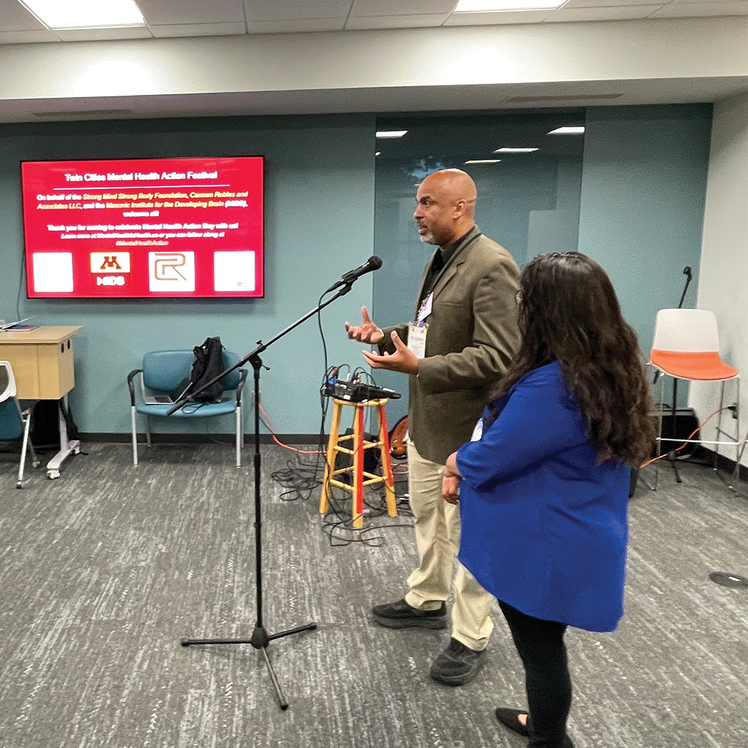 MIDB (@umn_midb) on Twitter photo The Mental Health Action Festival at MIDB was a vibrant celebration of science and community!
Thanks to the CEEd Hub and <a href="/smsbfdn/">Strong Mind Strong Body Foundation</a>, and to all who joined us for performances and meaningful conversations with MIDB experts 🧠 The Mental Health Action Festival at MIDB was a vibrant celebration of science and community!
Thanks to the CEEd Hub and <a href="/smsbfdn/">Strong Mind Strong Body Foundation</a>, and to all who joined us for performances and meaningful conversations with MIDB experts 🧠