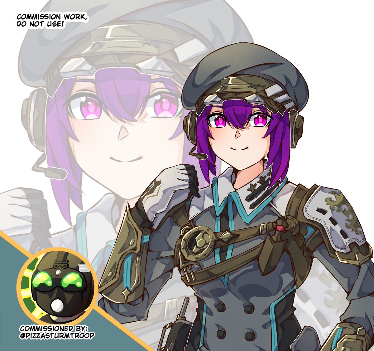 andrafuee's tweet image. Commission done for @PizzaSturmTroop! thank you for the order~