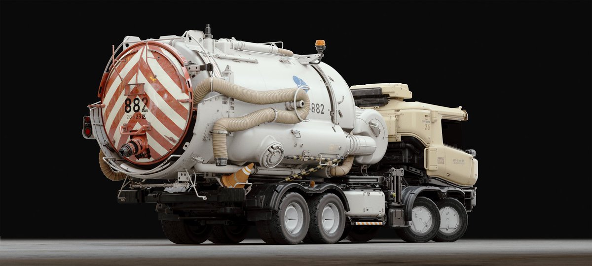 noaxdesign's tweet image. Saw a lot of sewagé suction trucks while travelling in Japan. So I had to make one as well!