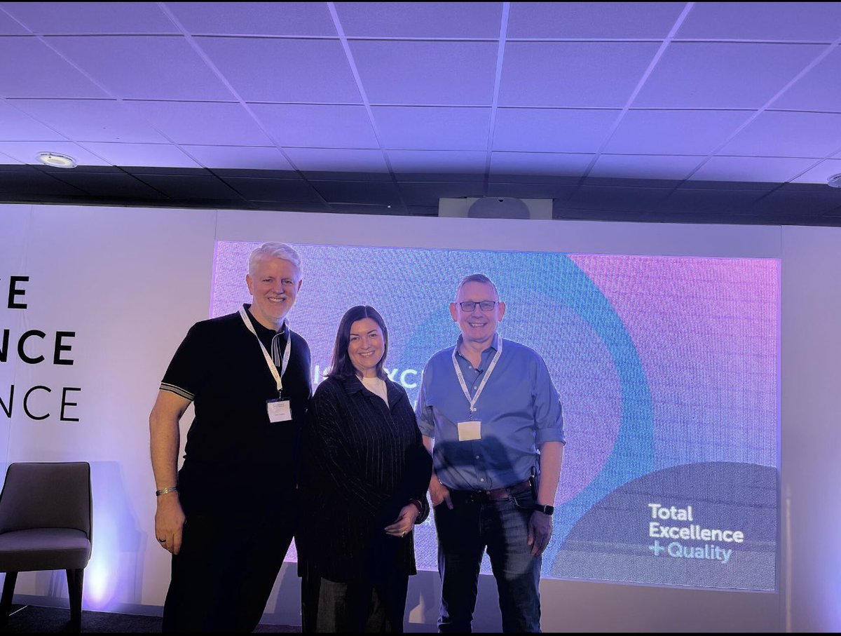 DandG_Global's tweet image. Today is the day we’ve been waiting for! It’s time for the #TEQ Network Conference and this year we’re in the King Power Stadium in Leicester, bringing together hundreds of our valued repair partners for a day of insight and inspiration.
Donna Trapnell, Denis Coakley FITP and…
