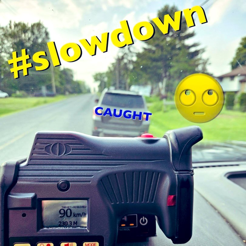 A <a href="/BlvlTsu/">Belleville Police Service - Traffic Safety Unit</a> member #caught this driver doing 90km/h in a 40km/hr zone. They were #charged with #StuntDriving. 
The driver was issued:
- A court date
- A #30DayLicenceSuspension
- A #14DayVehicleImpoundment 
#slowdown #noneedforspeed