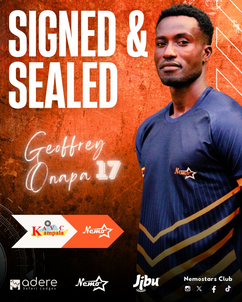 ⏬ Transfer Alert 🚨: He has the height and power to blast through any block 🧨🔥 An apex Marksman that hunts down every opportunity to score with precision and finesse  💯💫 Welcome Geoffrey Onapa, joining us straight outta KAVC 🎉😎

#NewSeasonSignings
#OurTeamOurGameOurPassion
