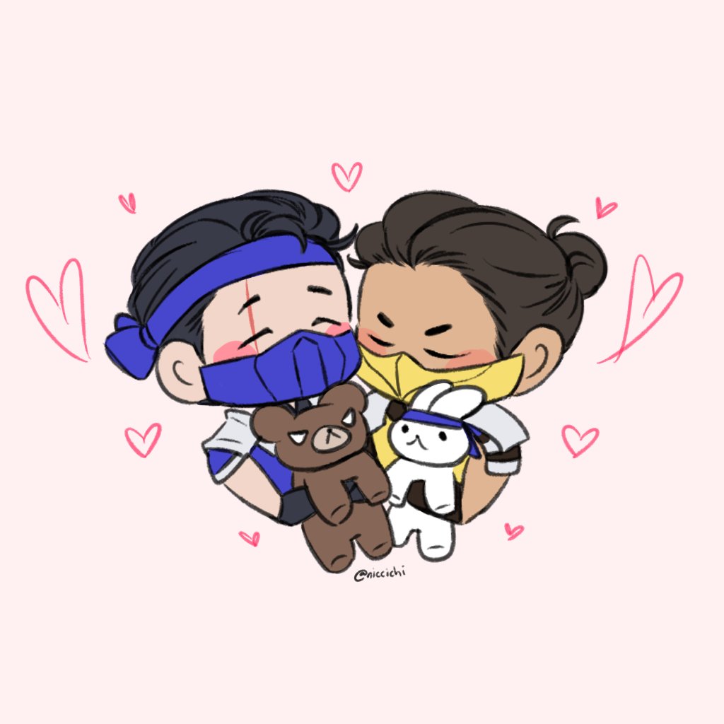 niccichi's tweet image. small subscorp doodle to break the art block 💙💛