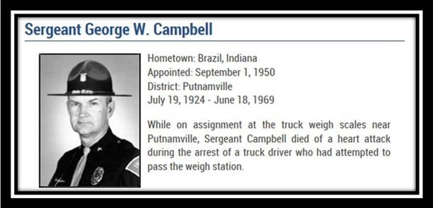ISPJasper's tweet image. Fifty-six years ago on this date we lost Sergeant George W. Campbell.
