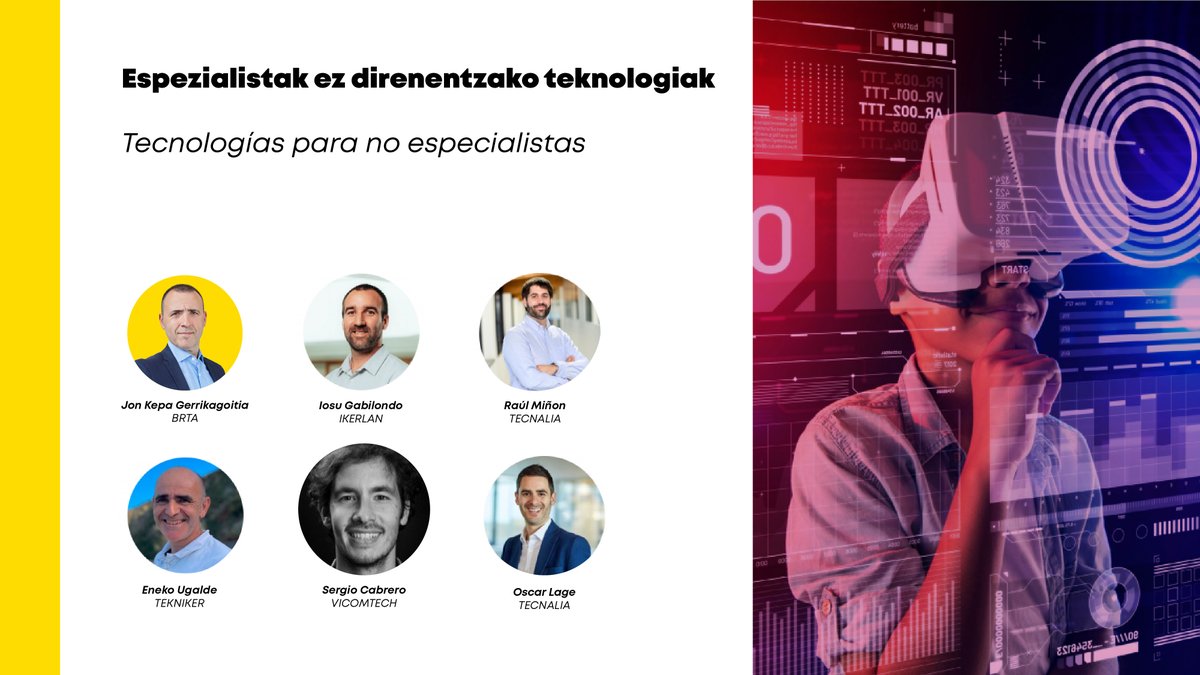 brta_eus's tweet image. Desde #BRTA hemos acudido a la jornada tecnologías para no especialistas organizado por @Innobasque.