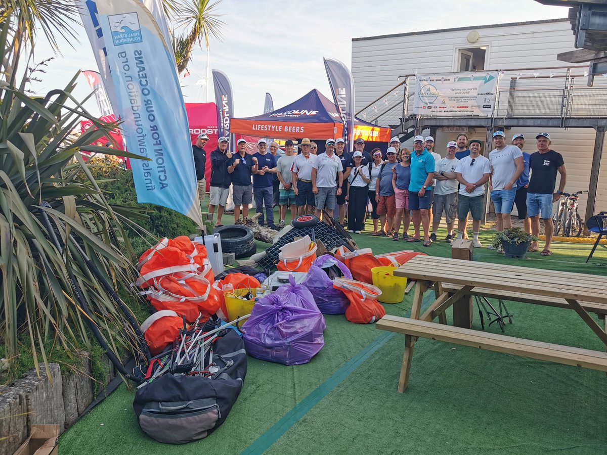 As part of our title sponsorship of the <a href="/EurILCA/">EurILCA</a> ILCA Masters European Championships, and in partnership with <a href="/HaylingIslandSC/">HISC</a>, we yesterday organised another beach clean around the club, its shores and dinghy park, helping to protect this wonderful venue!

#SuuzkiMarineGB