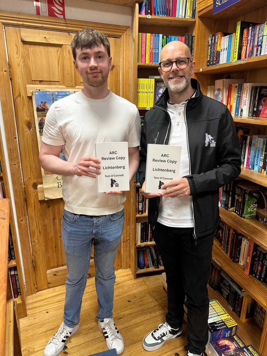 Temple Dark Books (@templedarkbooks) on Twitter photo Met Tom O'Connell yesterday in lovely Galway to give him the first look at the ARCs for his upcoming novel, Lichtenberg, which will release later this year. Always nice to visit <a href="/ByrnesBooks/">CharlieByrne'sBooks</a>
More at templedarkbooks.com/lichtenberg Met Tom O'Connell yesterday in lovely Galway to give him the first look at the ARCs for his upcoming novel, Lichtenberg, which will release later this year. Always nice to visit <a href="/ByrnesBooks/">CharlieByrne'sBooks</a>
More at templedarkbooks.com/lichtenberg
