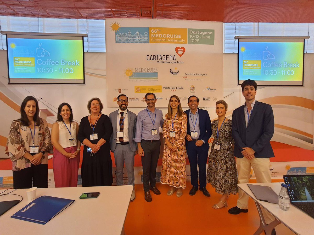puertodemotril's tweet image. @puertodemotril se cita en la 66 asamblea de MedCruise, celebrada en Cartagena, para abordar la industria de los cruceros. Este tipo de cumbres se sustentan en una serie de pilares como la promoción del puerto y el destino, a través de las reuniones comerciales.
#20AniversarioAPM