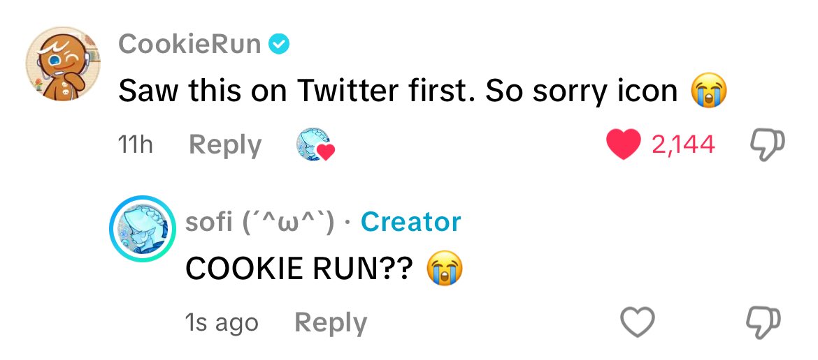 LMFAOO EVEN COOKIE RUN FEELS BAD