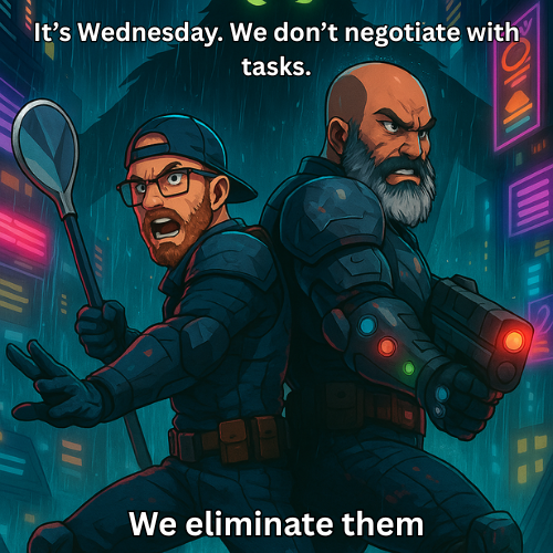 Suit up. It’s a fresh Wednesday, and we’re on a mission What's on your mission list today?. 💻⚡ #wednesdayvibes #goodmorning #LetsGo