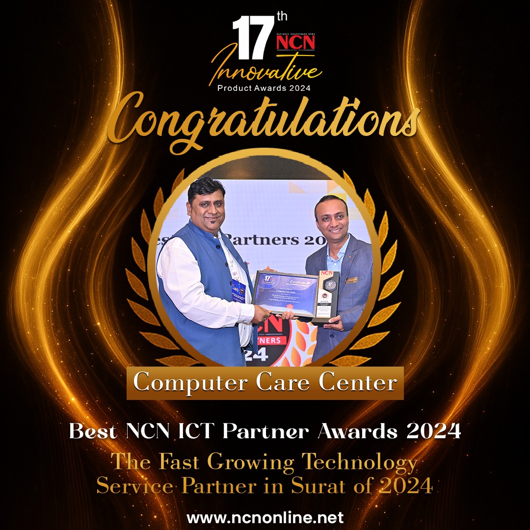 ncnmagazine's tweet image. Congratulations to Computer Care Center on Winning The Fast Growing Technology Service Partner in Surat of 2024!

Glimpses Video Link: youtu.be/T2nc6-Geafk

NCN Innovative Product Awards Glimpses Link: photos.app.goo.gl/LGLJT3ZhfqGohw…

#ComputerCareCenter #NCNOnline #NCNEvent #NCN